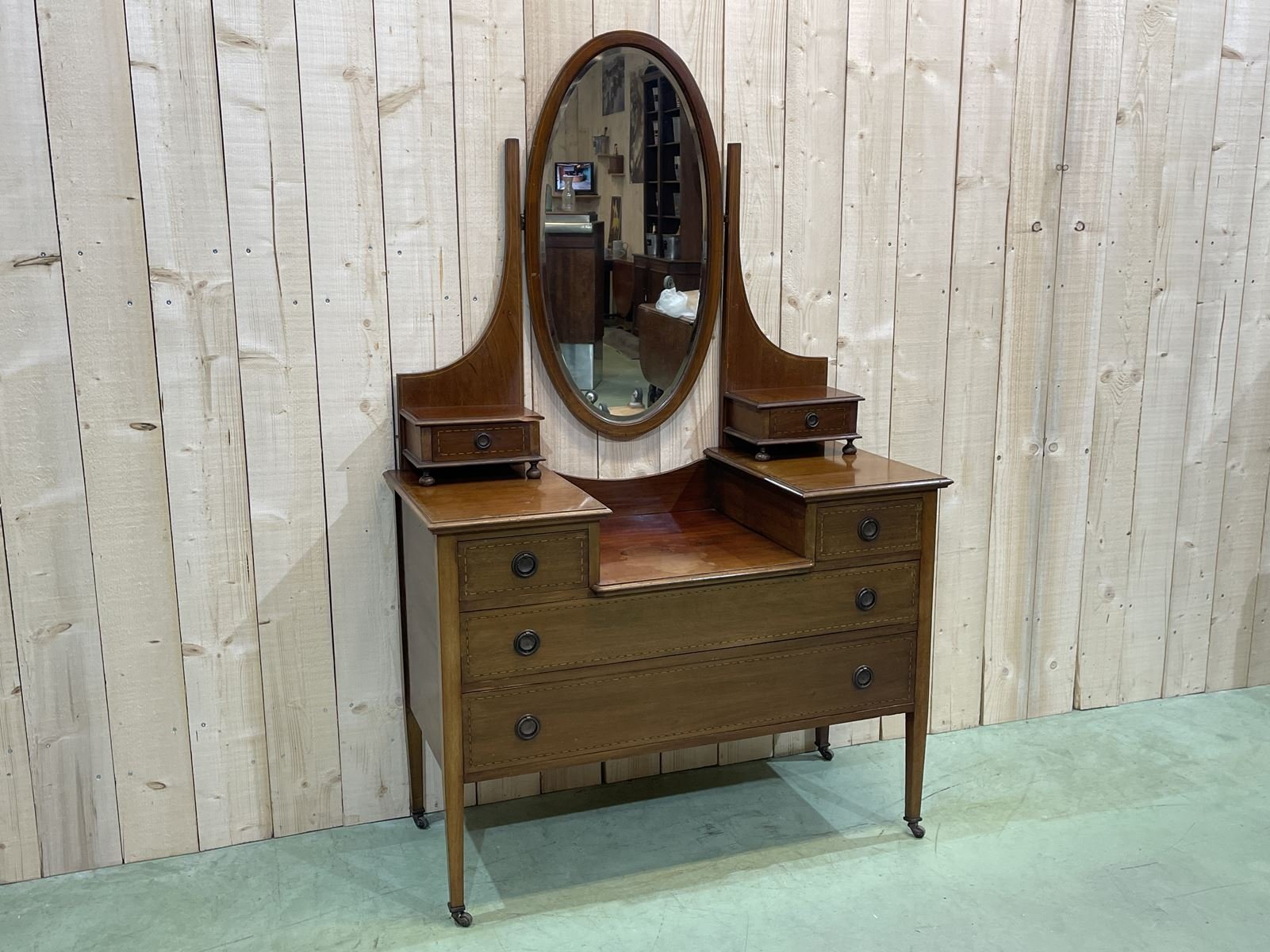 English Mahogany Dressing Table, 1930s for sale at Pamono