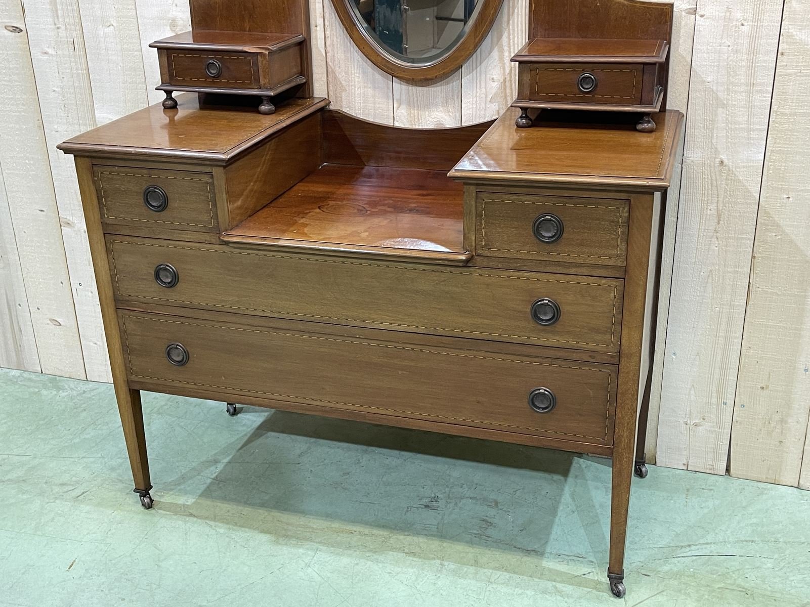 English Mahogany Dressing Table, 1930s for sale at Pamono