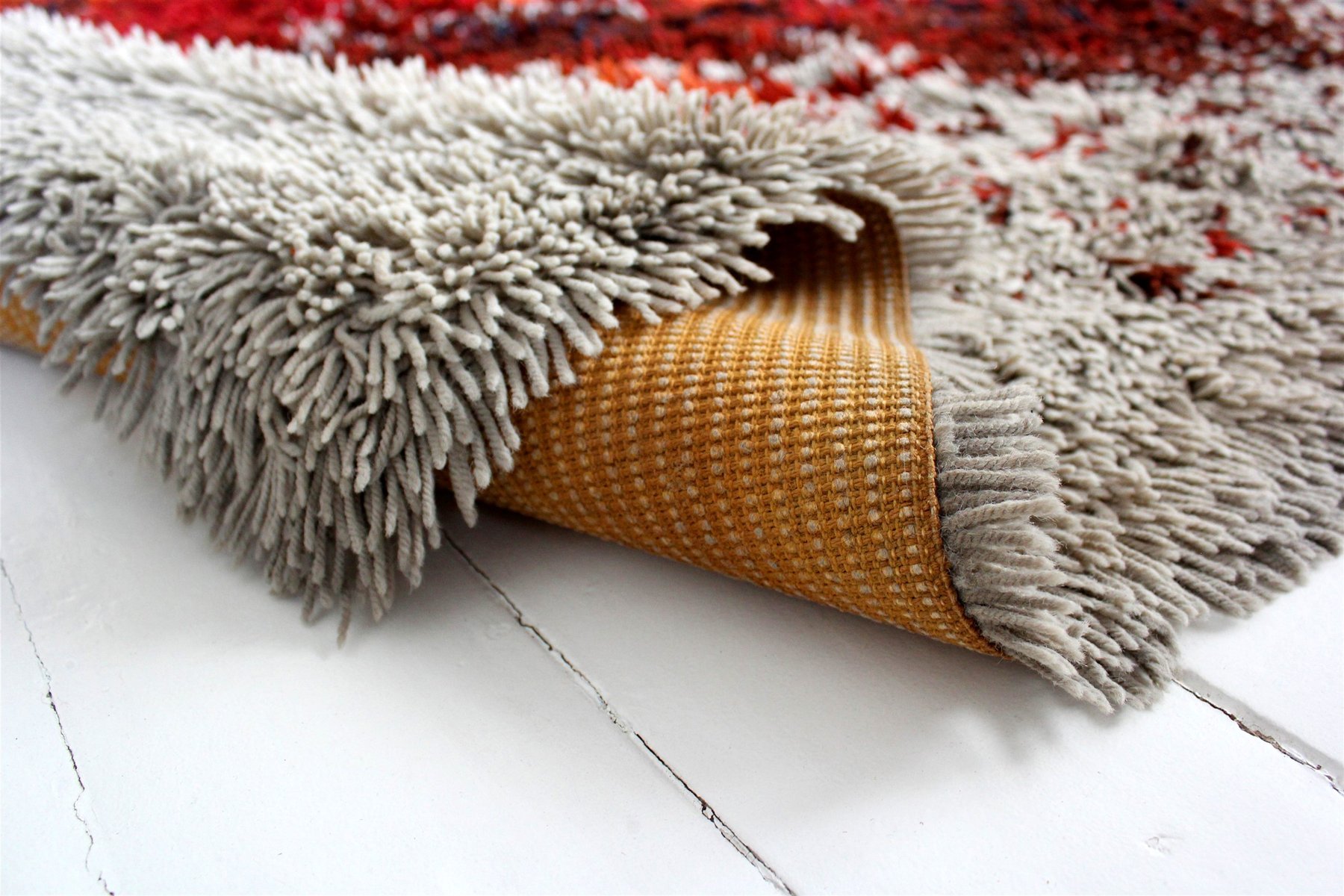 Long Pile Rug from Welur Kietrz, 1970s for sale at Pamono