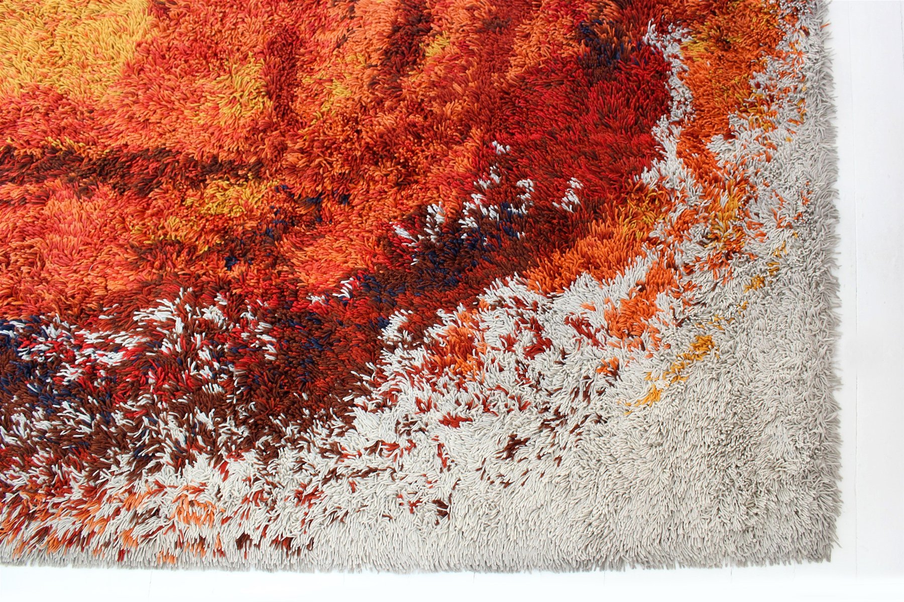 Long Pile Rug from Welur Kietrz, 1970s for sale at Pamono