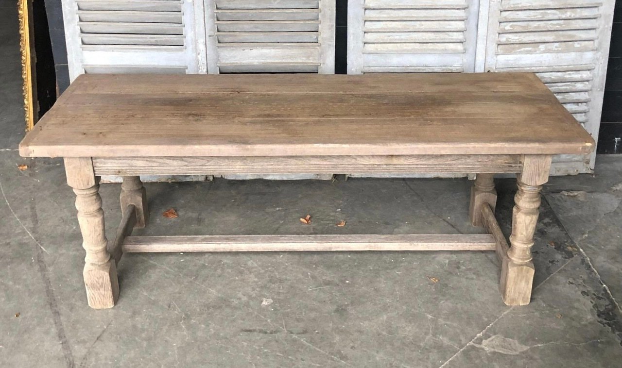 Esstische Auf Dem Bauernhof - Alter Grosser Tisch Mit Schublade Vom