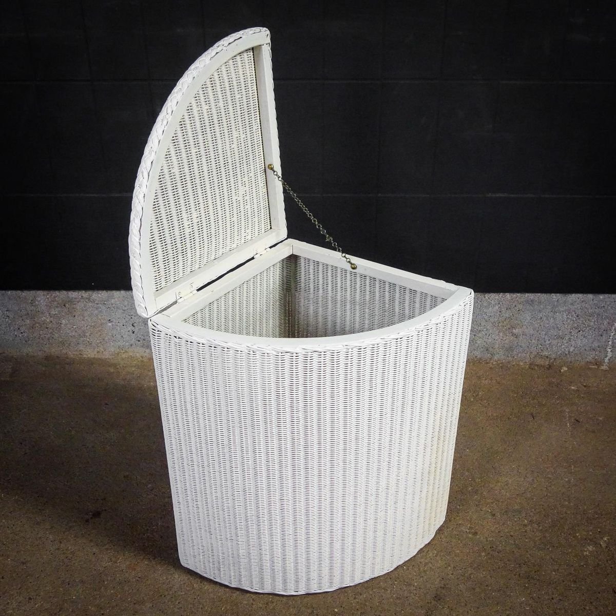 Vintage Lloyd Loom Laundry Basket, 1930s for sale at Pamono