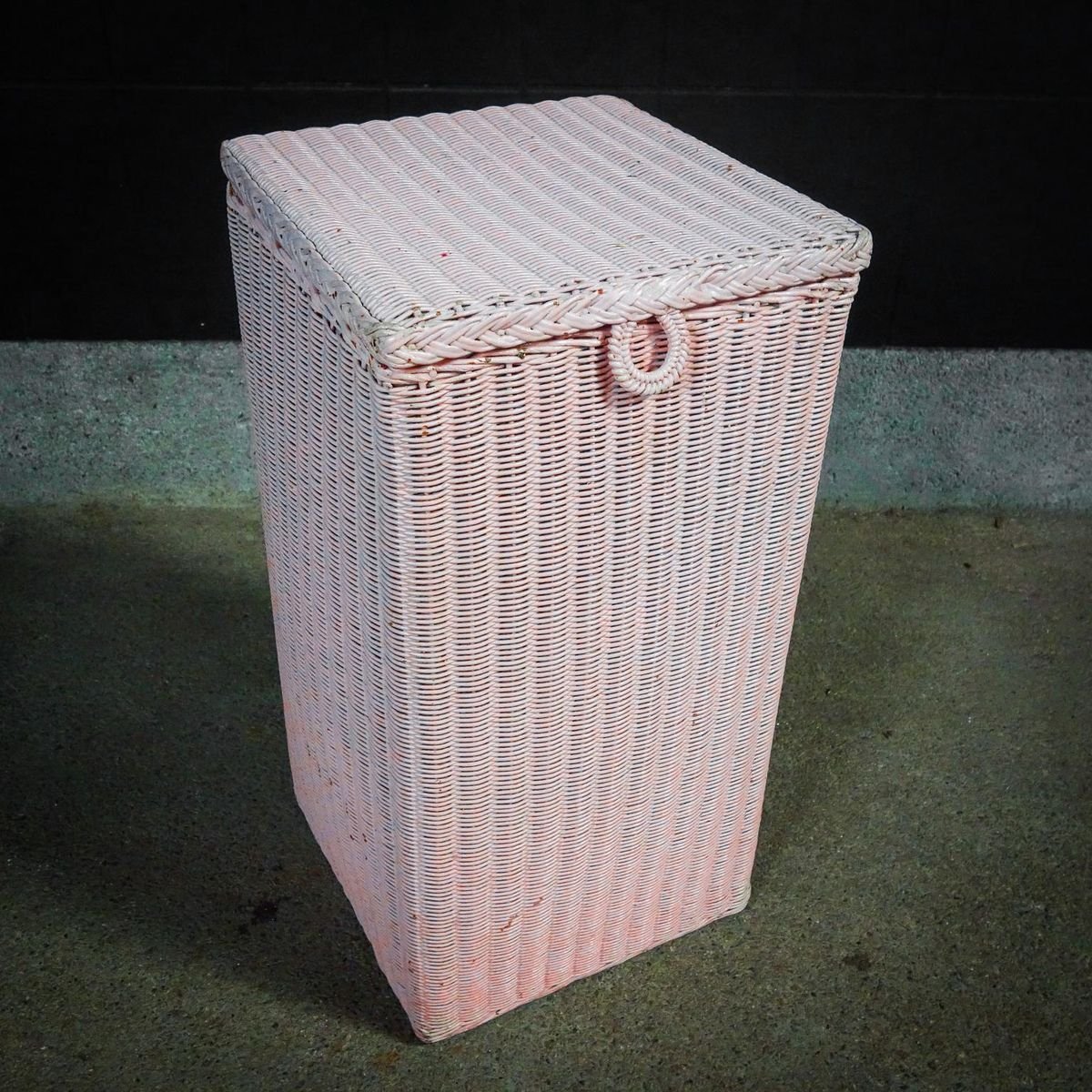 Vintage Lloyd Loom Laundry Basket, 1930s for sale at Pamono