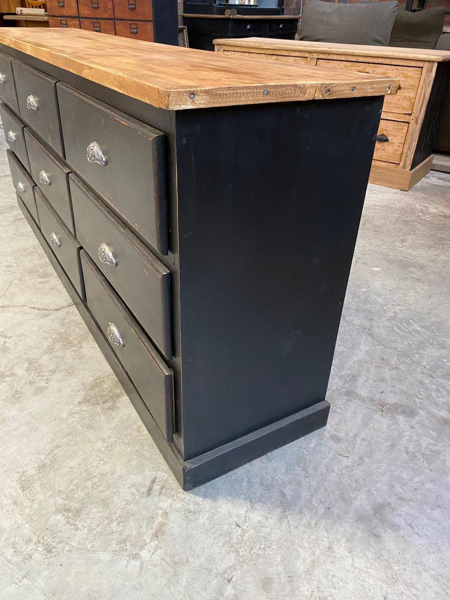 Vintage Craft Furniture With 9 Drawers For Sale At Pamono