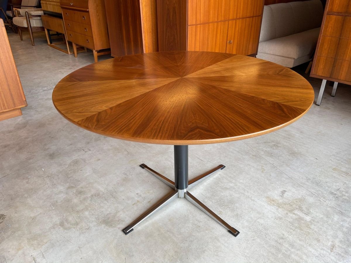 Mid Century Modern Danish Round Dining Table