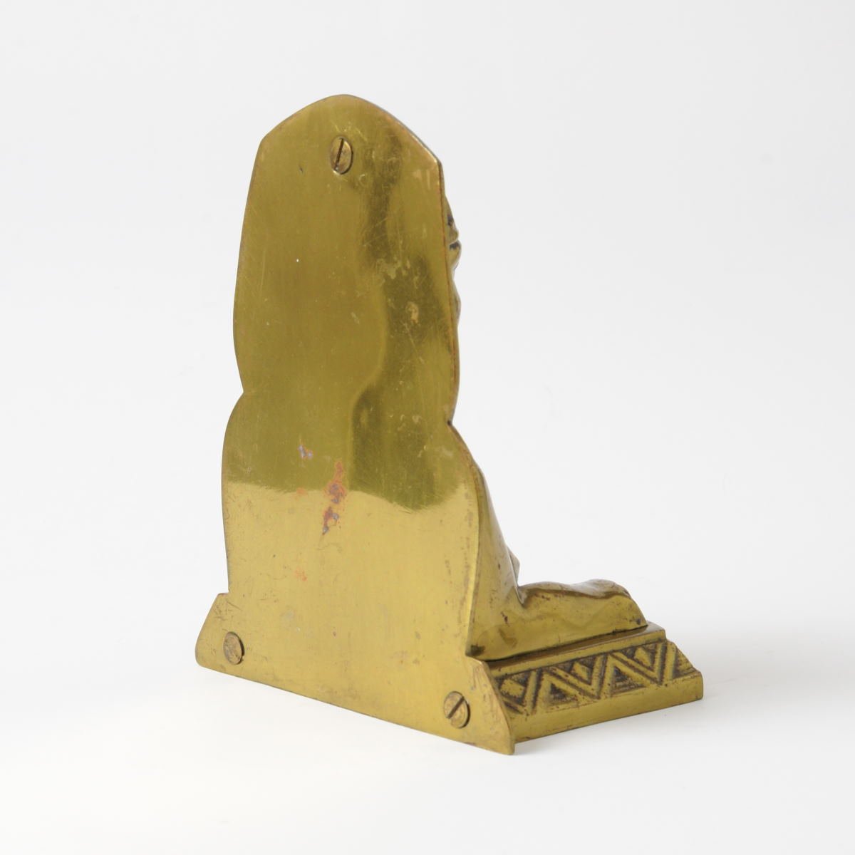 Art Deco Brass Sphinx Bookend, 1920s for sale at Pamono