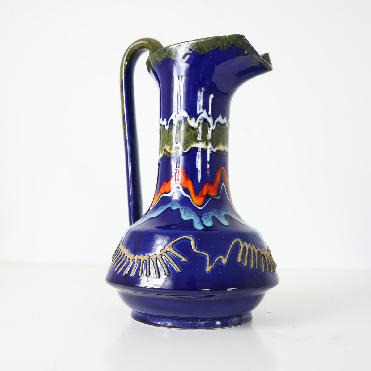 Pichet en Céramique Vernie par Roberto Rigon, 1970s en vente sur Pamono