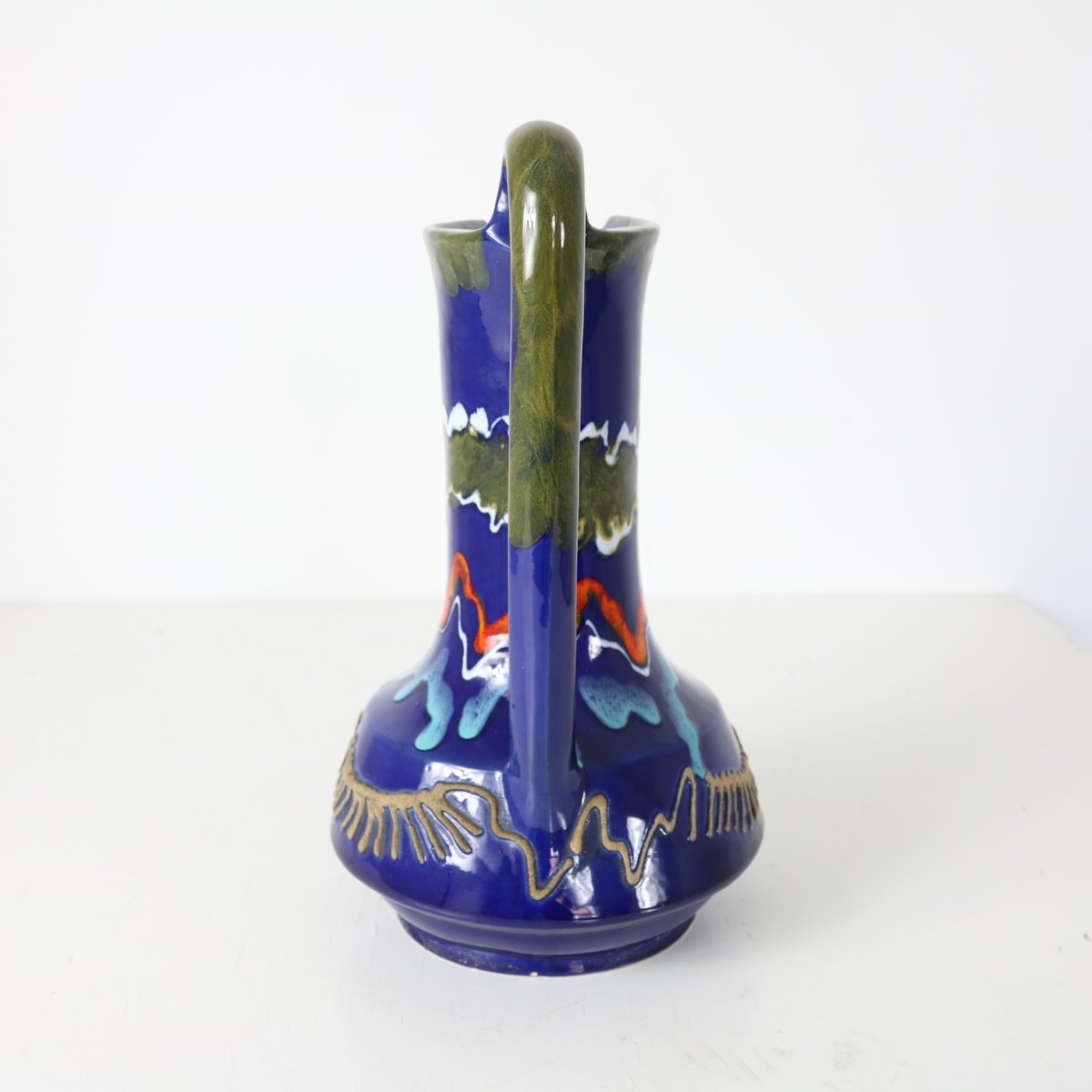 Pichet en Céramique Vernie par Roberto Rigon, 1970s en vente sur Pamono