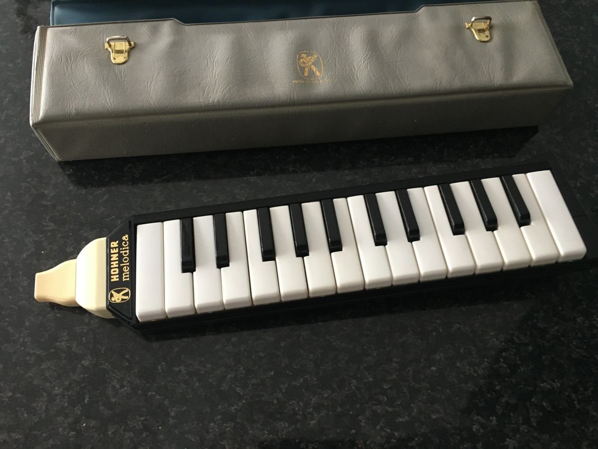 Vintage German Hohner Melodica Piano 26 with Original Case, 1960s for