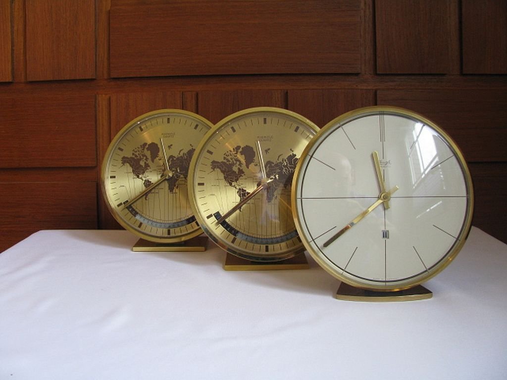 Kienzle World Clock by Heinrich Möller for Kienzle International, 1970s