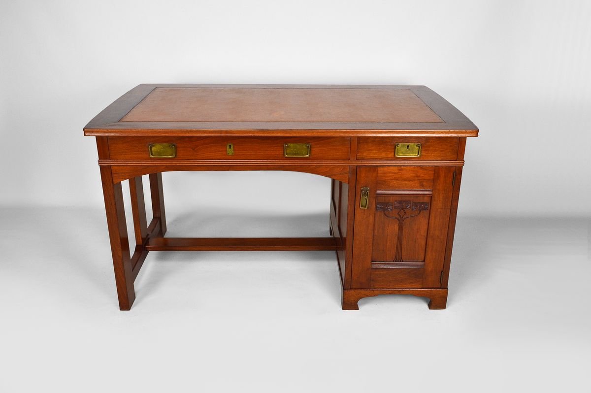 Jugendstil Schreibtisch Aus Mahagoni Von Ab Ce Jonsson Schweden Ca 1900 Bei Pamono Kaufen