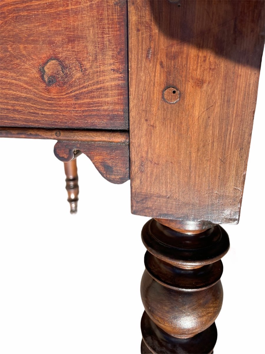 Antique Walnut Dining Table for sale at Pamono