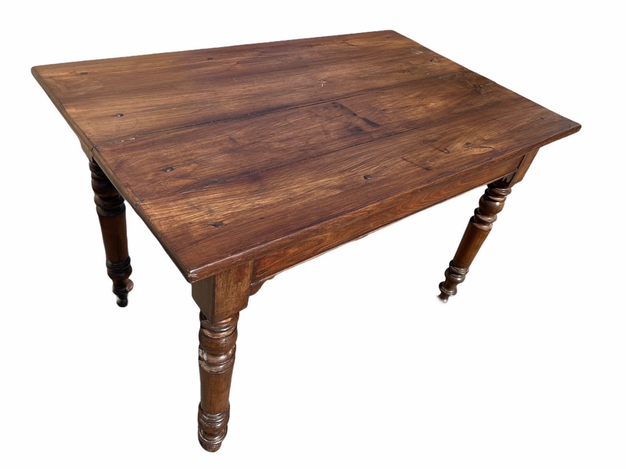 Antique Walnut Dining Table for sale at Pamono