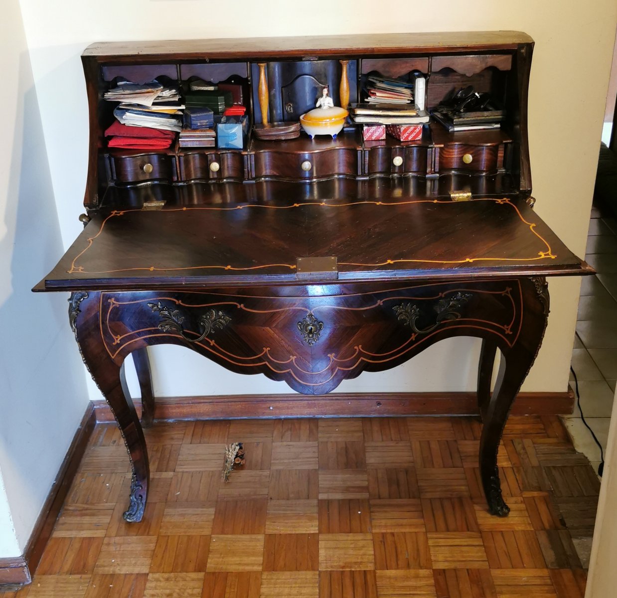 Antique French Writing Desk for sale at Pamono