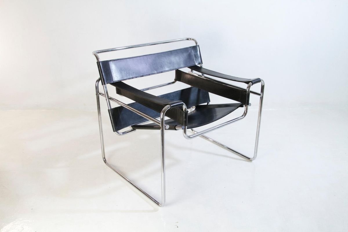 Chaises Wassily Bauhaus par Marcel Breuer pour Knoll International, Set