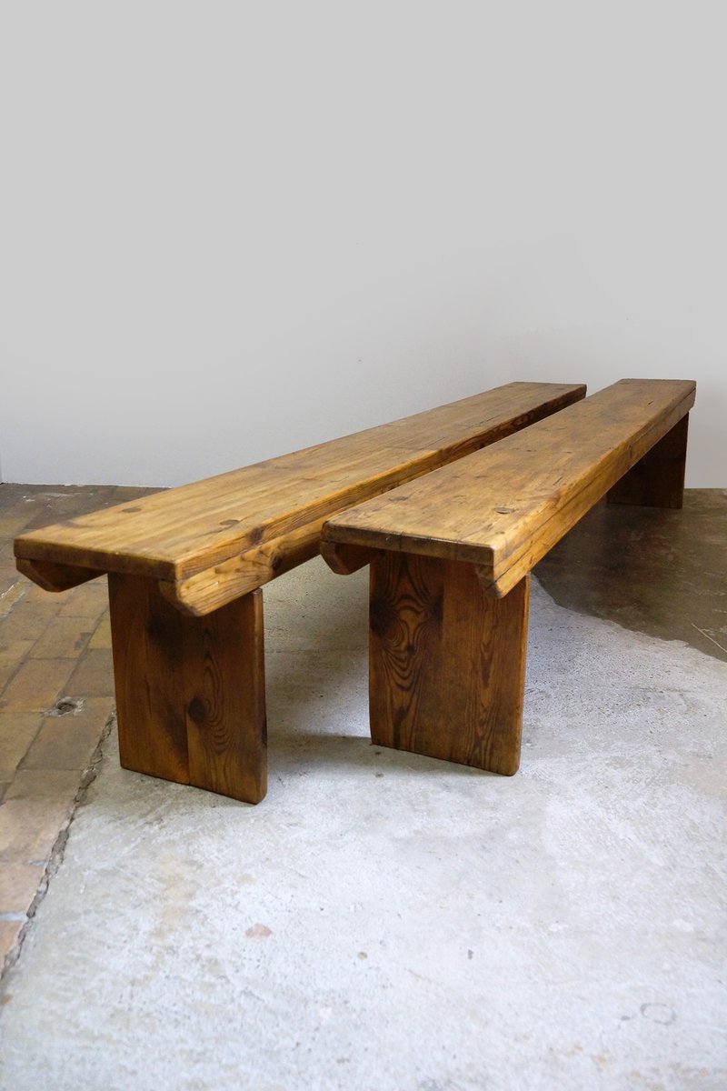 Vintage Rustic Sport Or Pub Benches