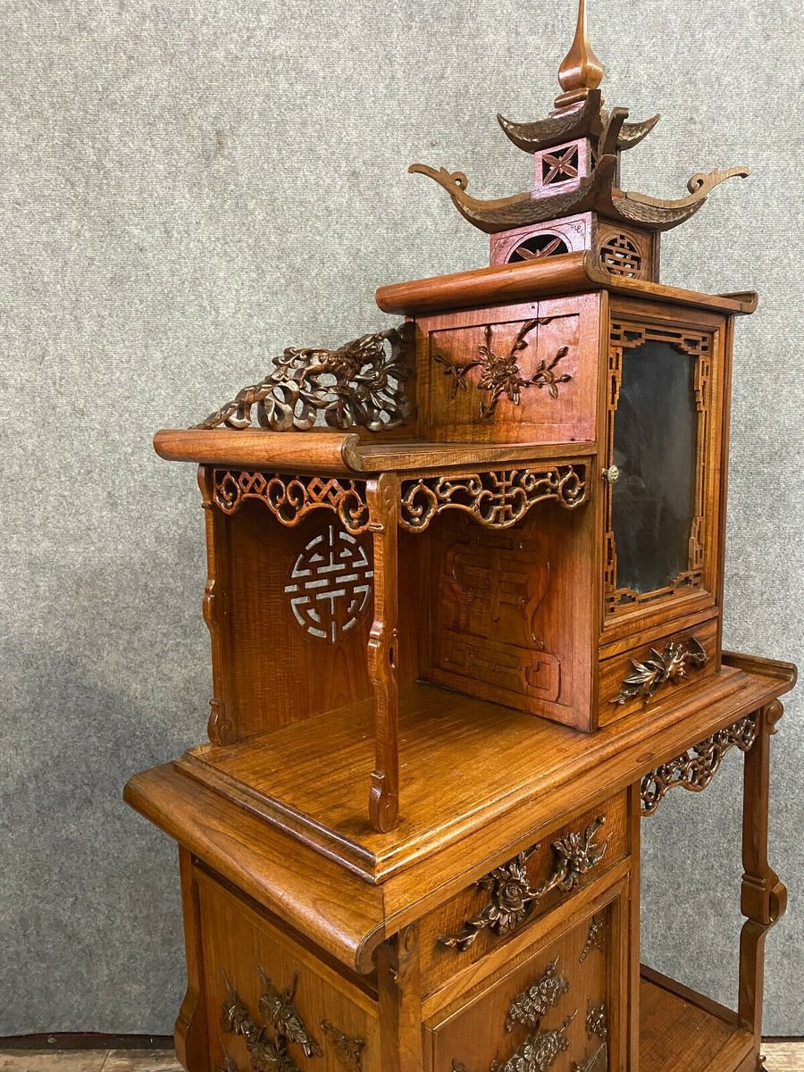 Napoleon III Gabriel Viardot- Pagoda Schrank im japanischen Stil