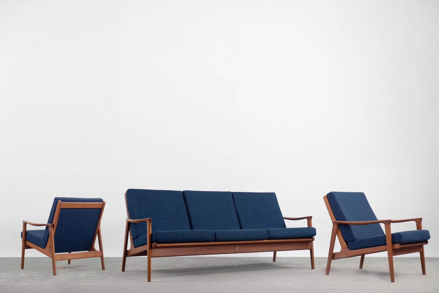 MidCentury Australian Modern Teak Sofa & Armchairs by Parker Furniture