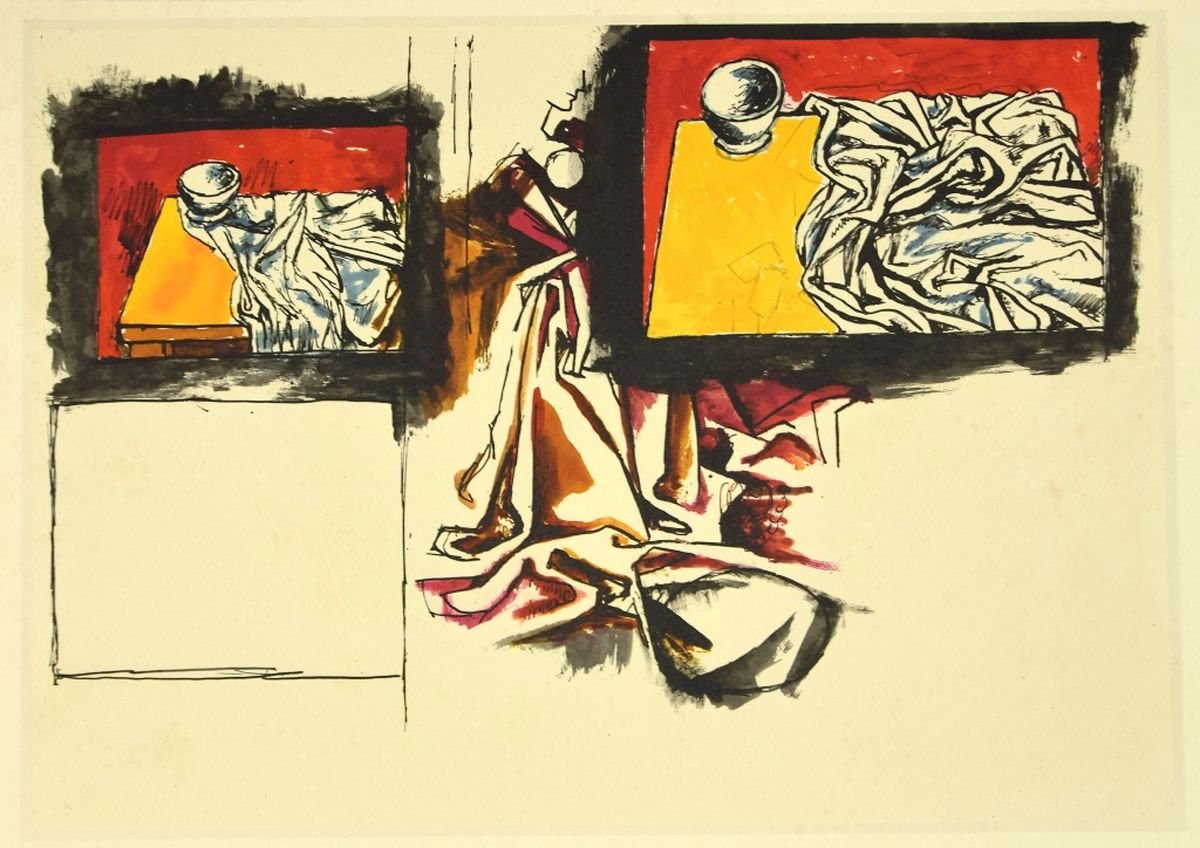 Renato Guttuso Still Life 01 Offset Print 1980s For Sale At Pamono