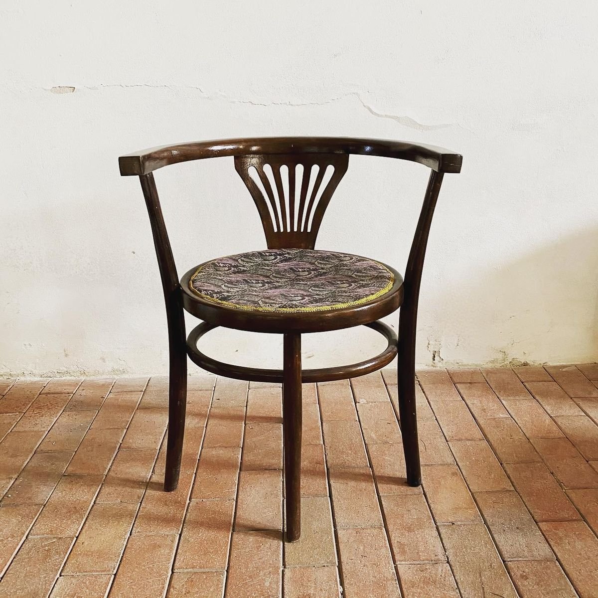Chaise Viennoise Style Art Nouveau En Bois Courbe 1920s En Vente Sur Pamono