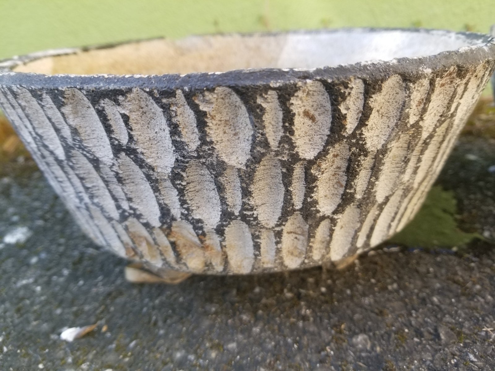 Vintage Brutalist Concrete Planters Set Of 2 For Sale At Pamono