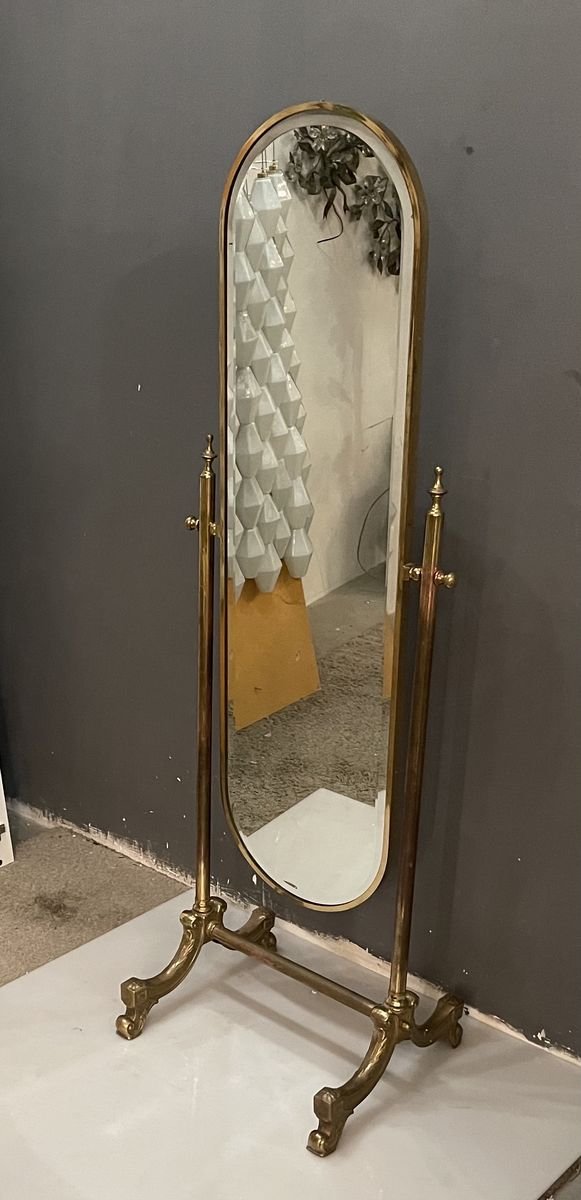 Vintage Bronze Full Length Mirror 1960s For Sale At Pamono
