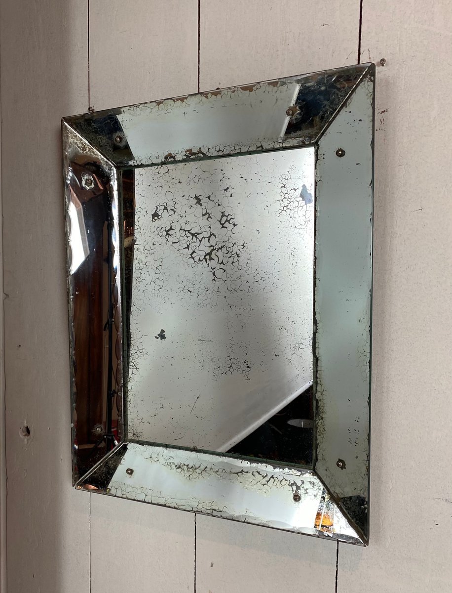 Antique Mercury Glass Mirror, 19th Century for sale at Pamono