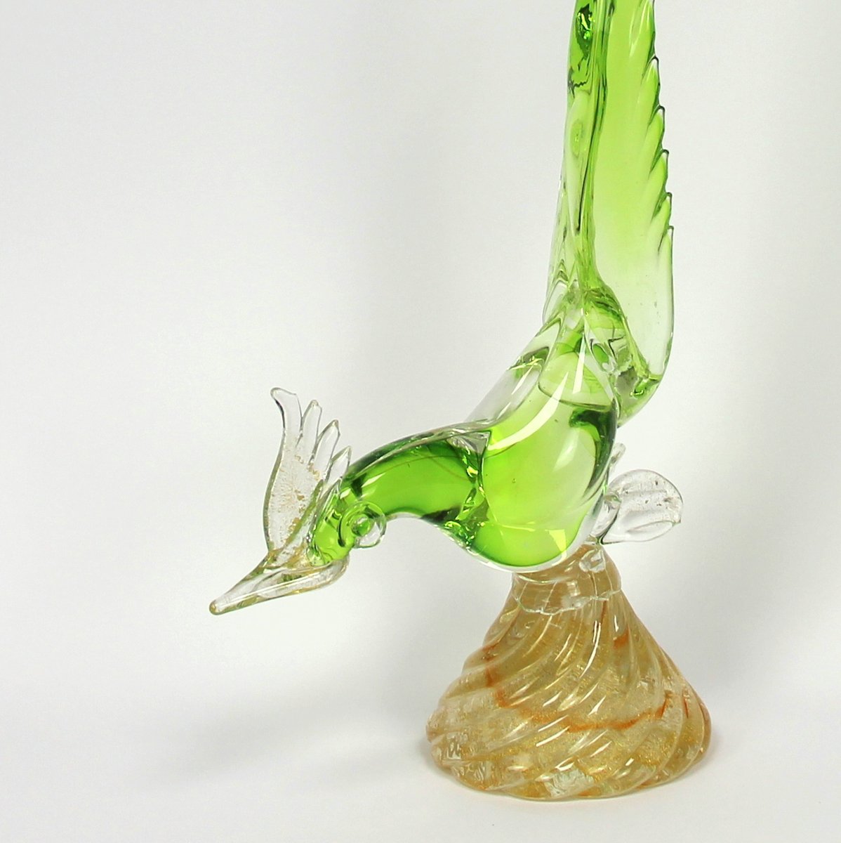 Murano Glass Bird Figure by Paolo Venini for Venini for sale at Pamono