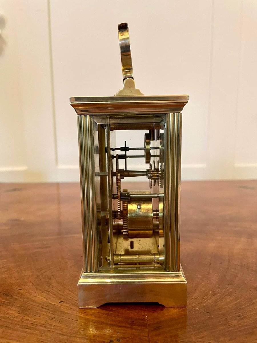 Antique Brass Carriage Clock for sale at Pamono