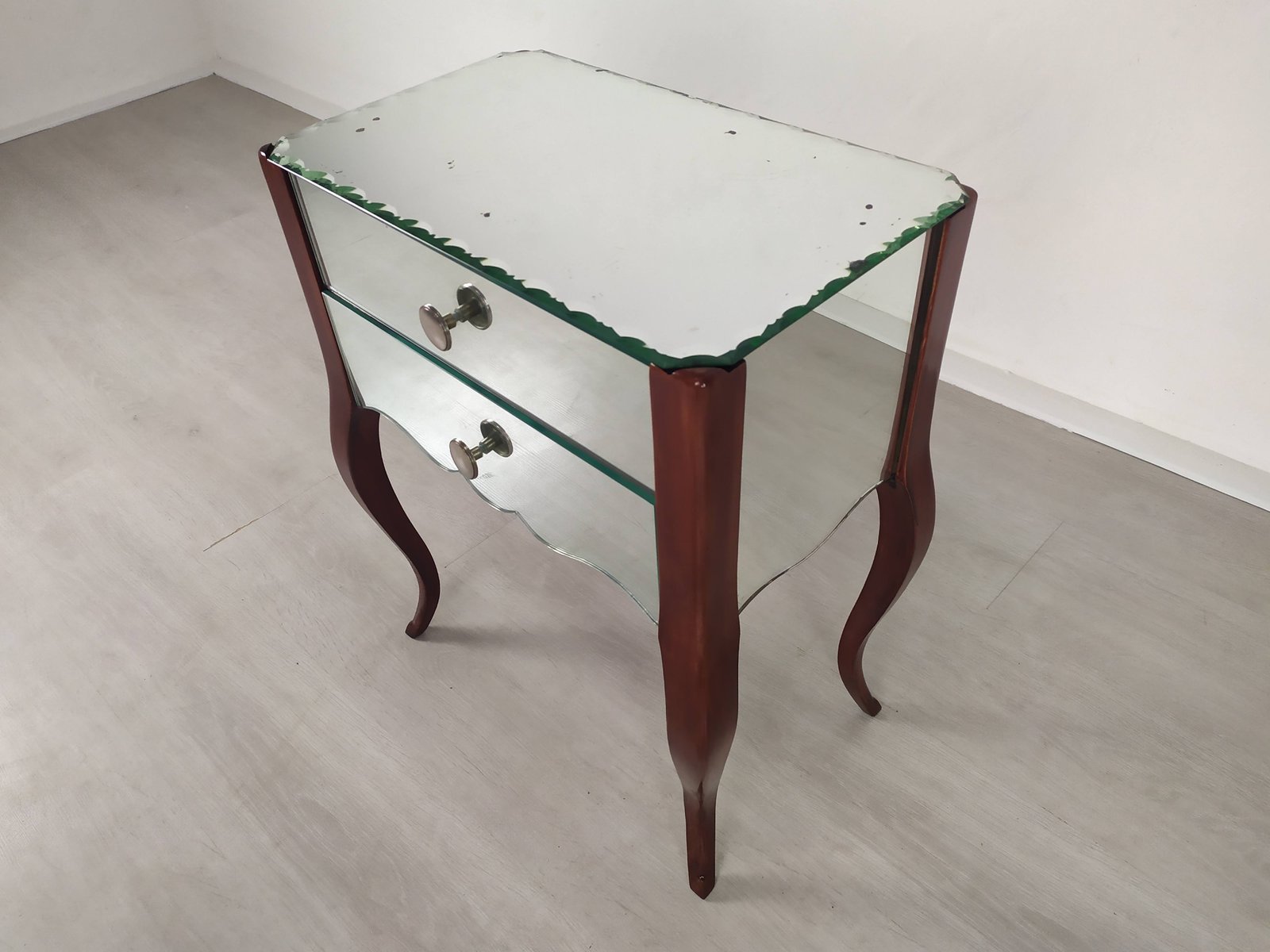 Vintage Mirrored Nightstand for sale at Pamono
