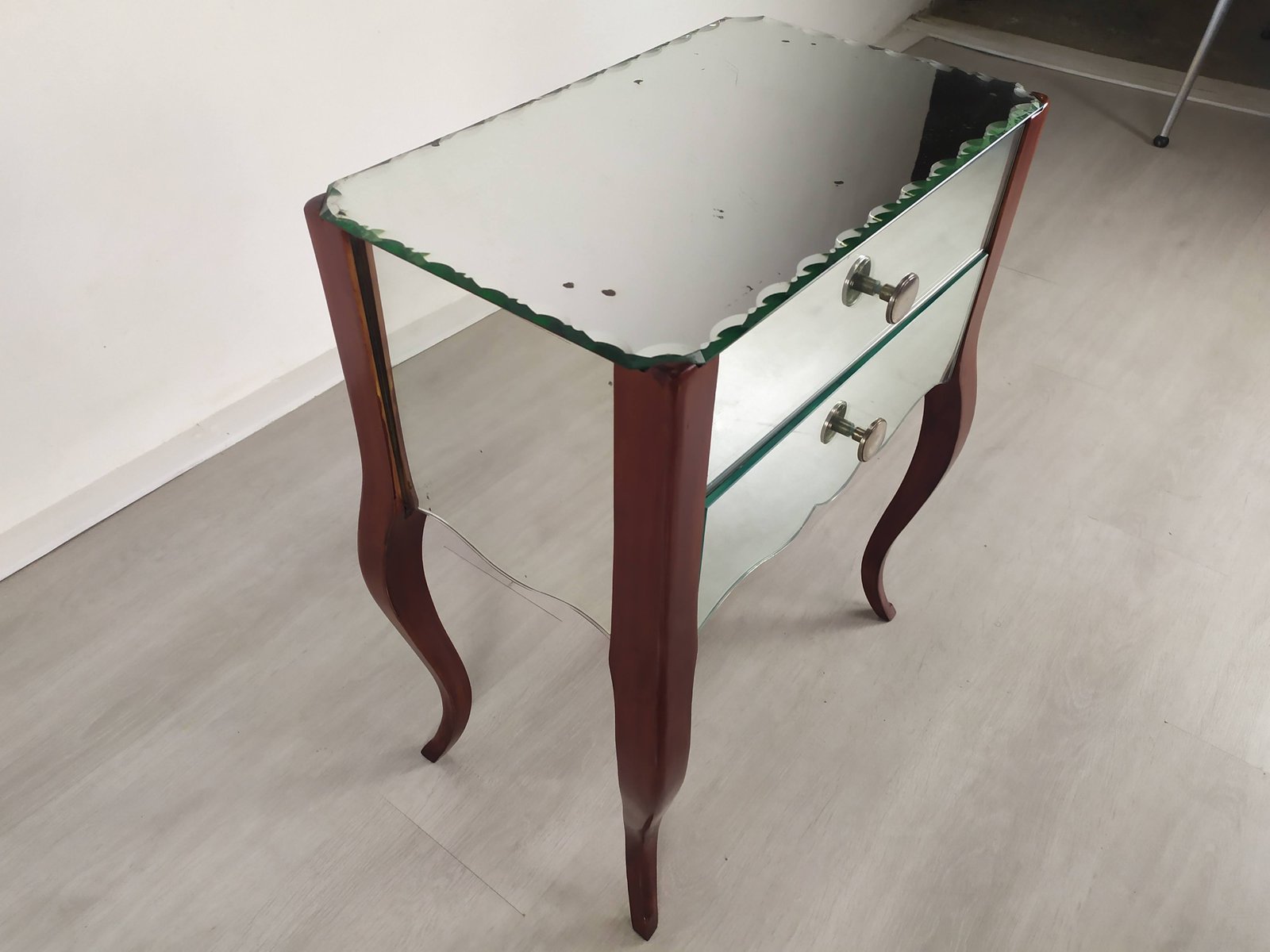 Vintage Mirrored Nightstand for sale at Pamono