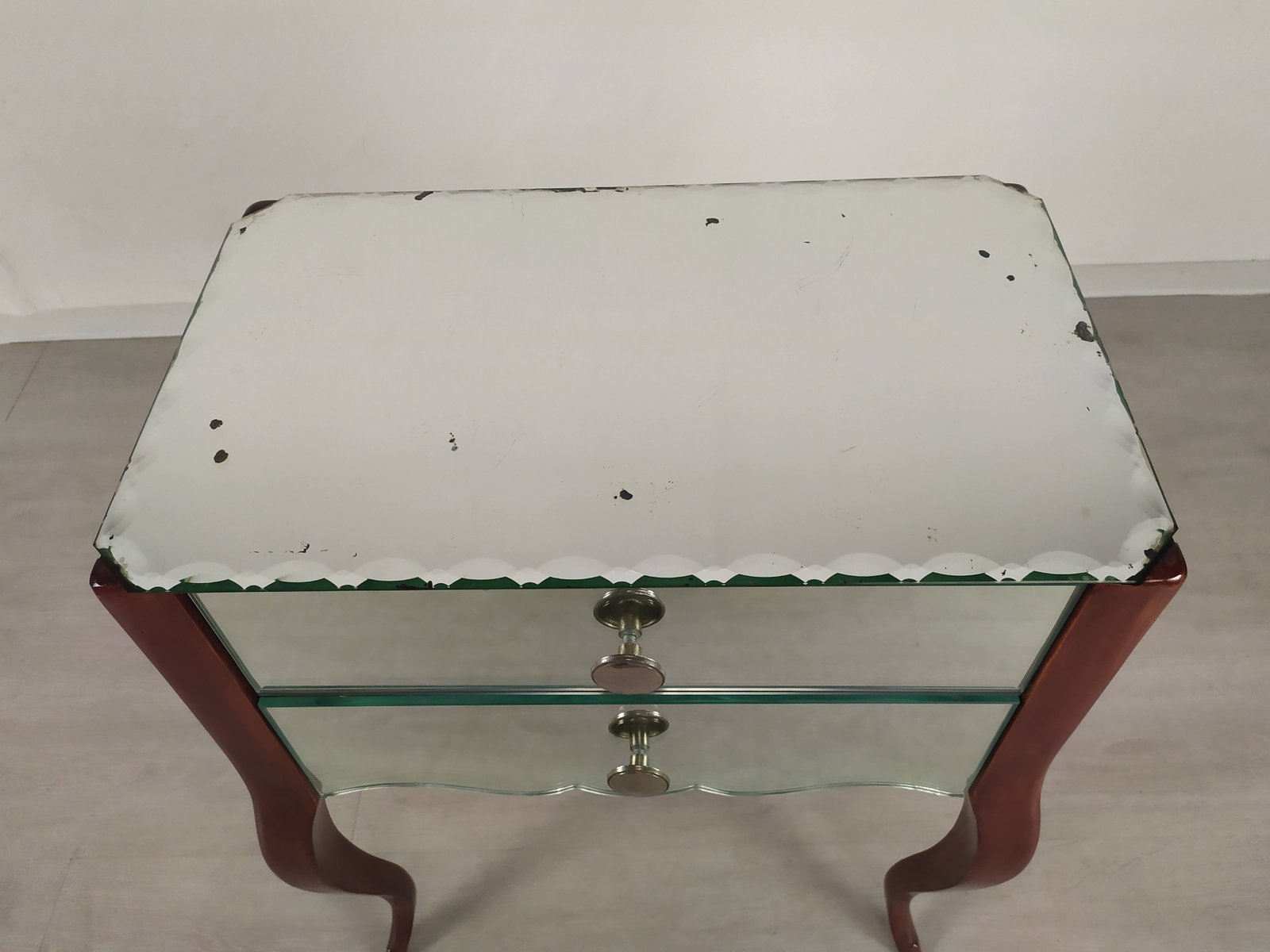 Vintage Mirrored Nightstand for sale at Pamono