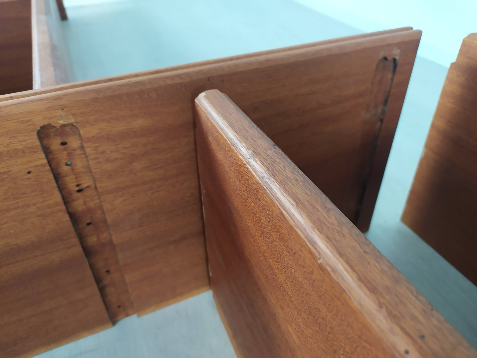 Vintage Mahogany Ladder Shelf for sale at Pamono