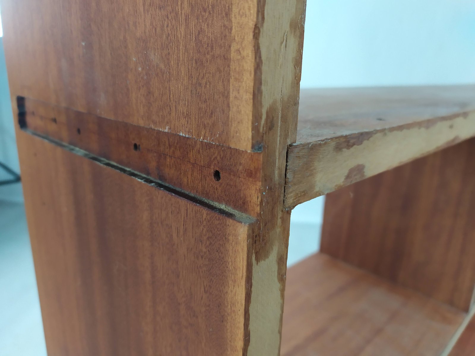 Vintage Mahogany Ladder Shelf for sale at Pamono