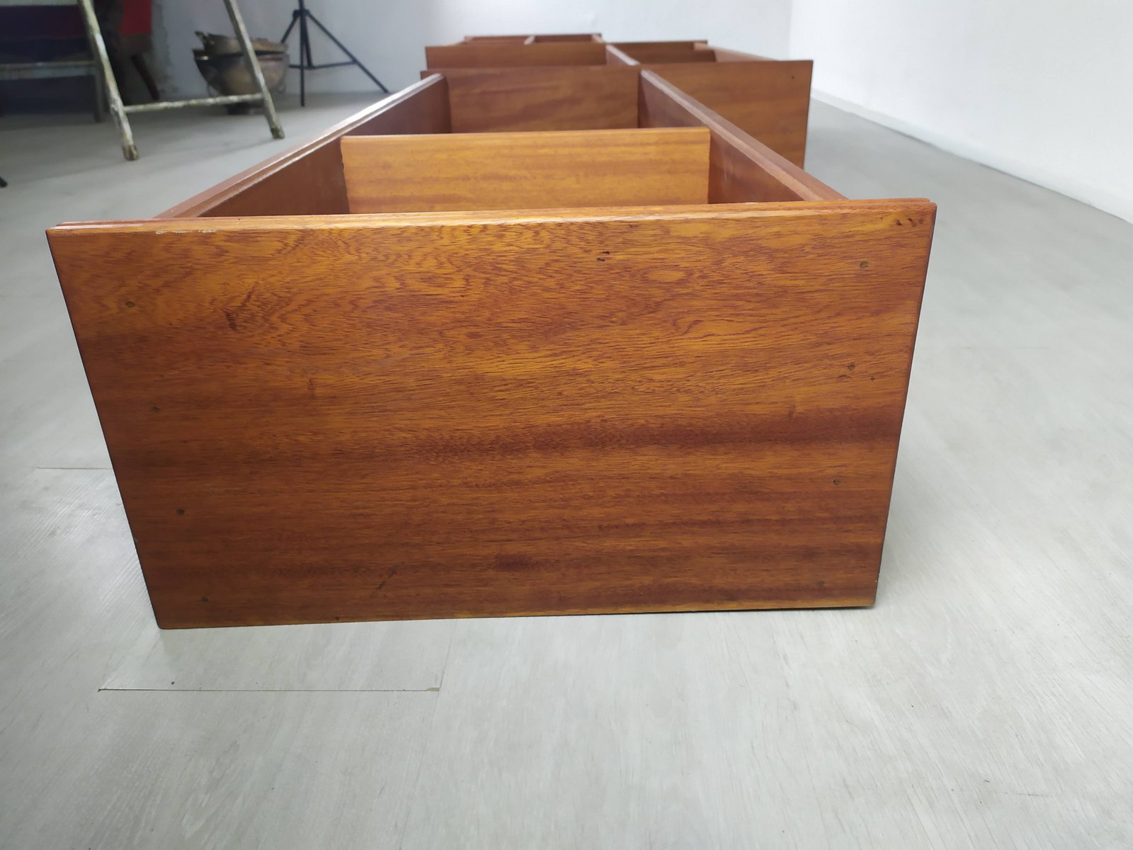 Vintage Mahogany Ladder Shelf for sale at Pamono