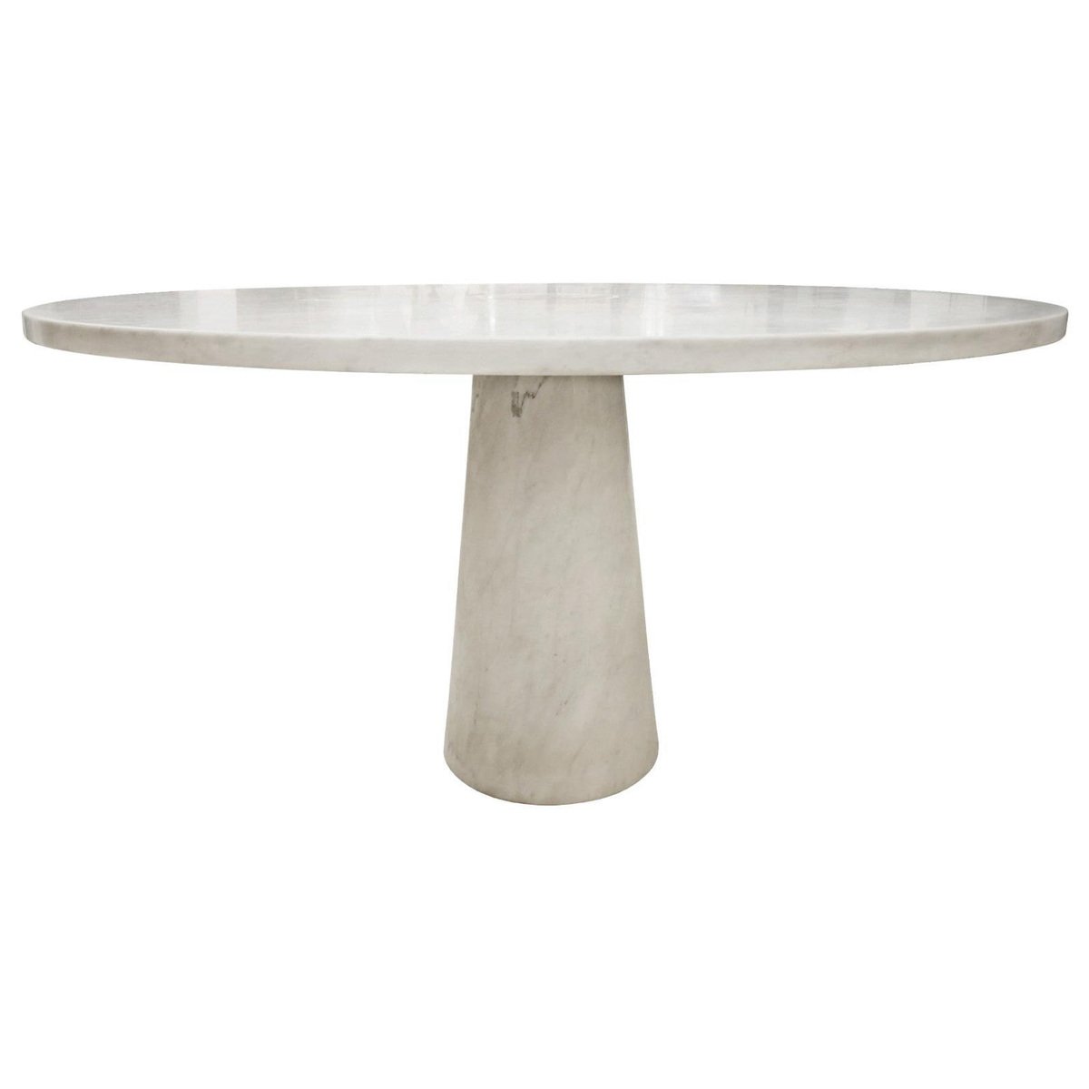 Marble Round Dining Table By Angelo Mangiarotti