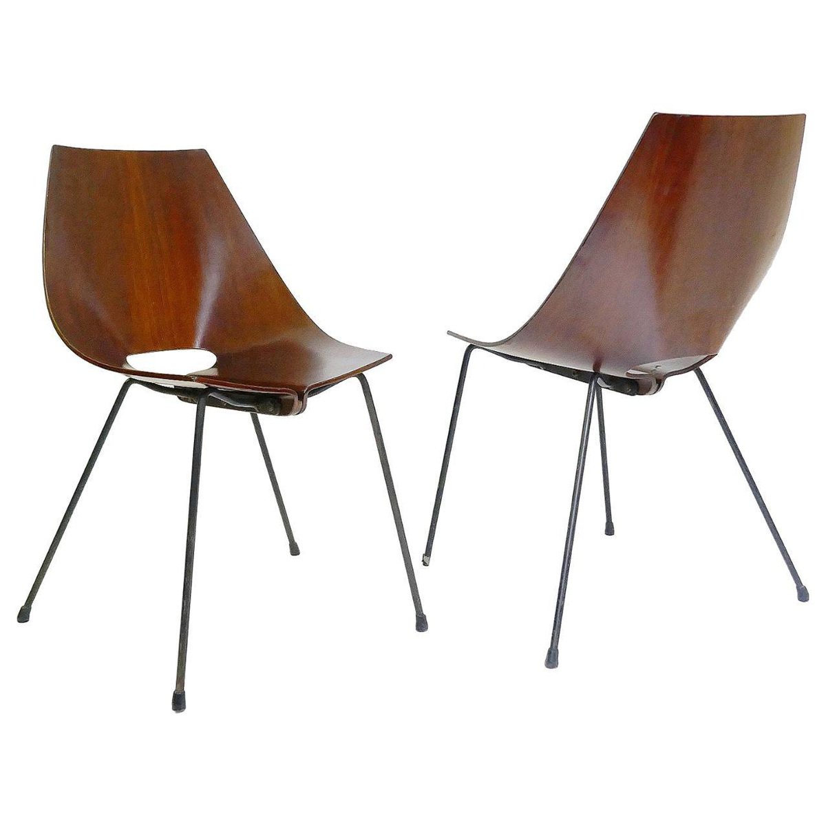 Italian Chairs by Carlo Ratti, 1960s, Set of 2 for sale at Pamono