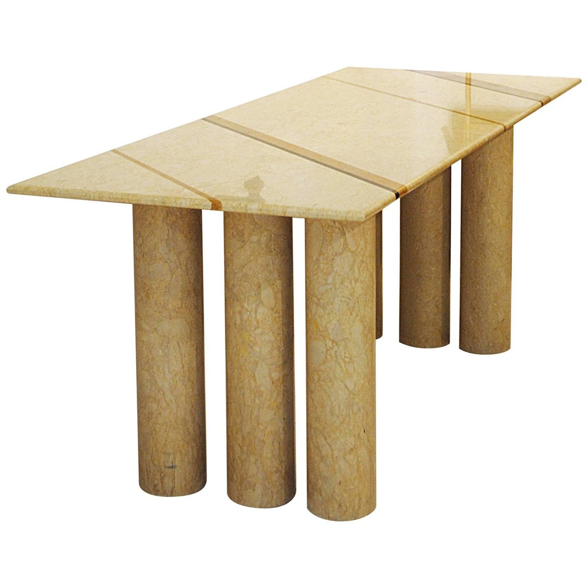 TRDST Colonato Marble Dining Table By Mario Bellini 1970s FGA 923573