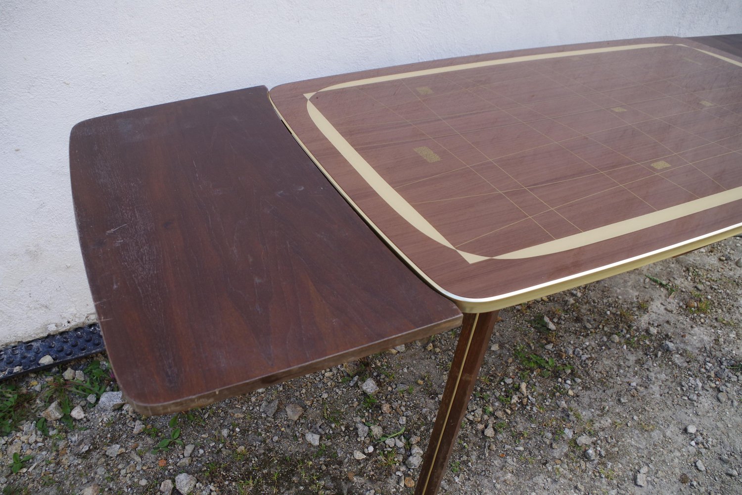 Ausziehbarer Vintage Rockabilly Couchtisch, 1960er bei Pamono kaufen