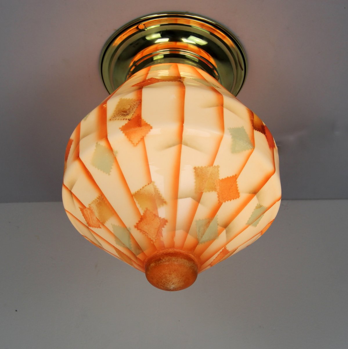 Art Deco Ceiling Lamp for sale at Pamono