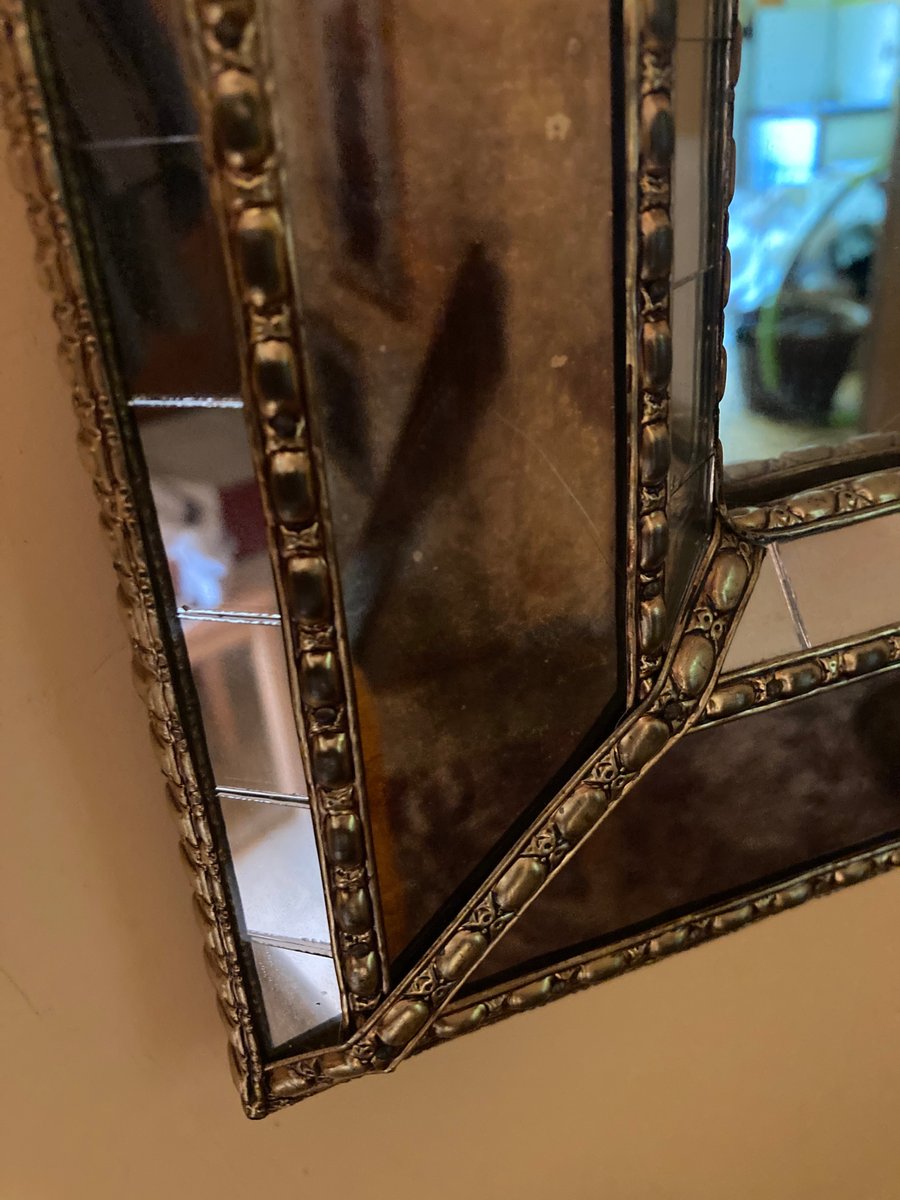 Venezianischer Stil Hollywood Regency Wandspiegel, Italien bei Pamono