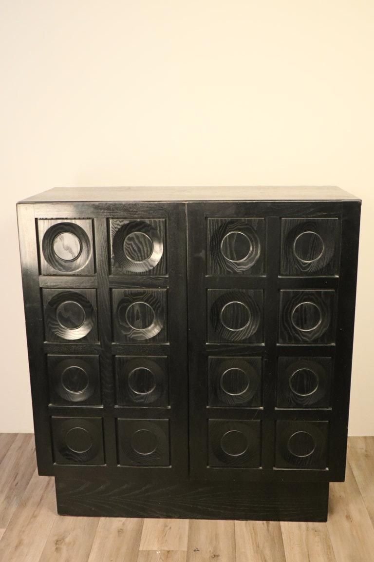 Vintage Brutalist Cabinet In Wood From De Coene 1970s For Sale At Pamono