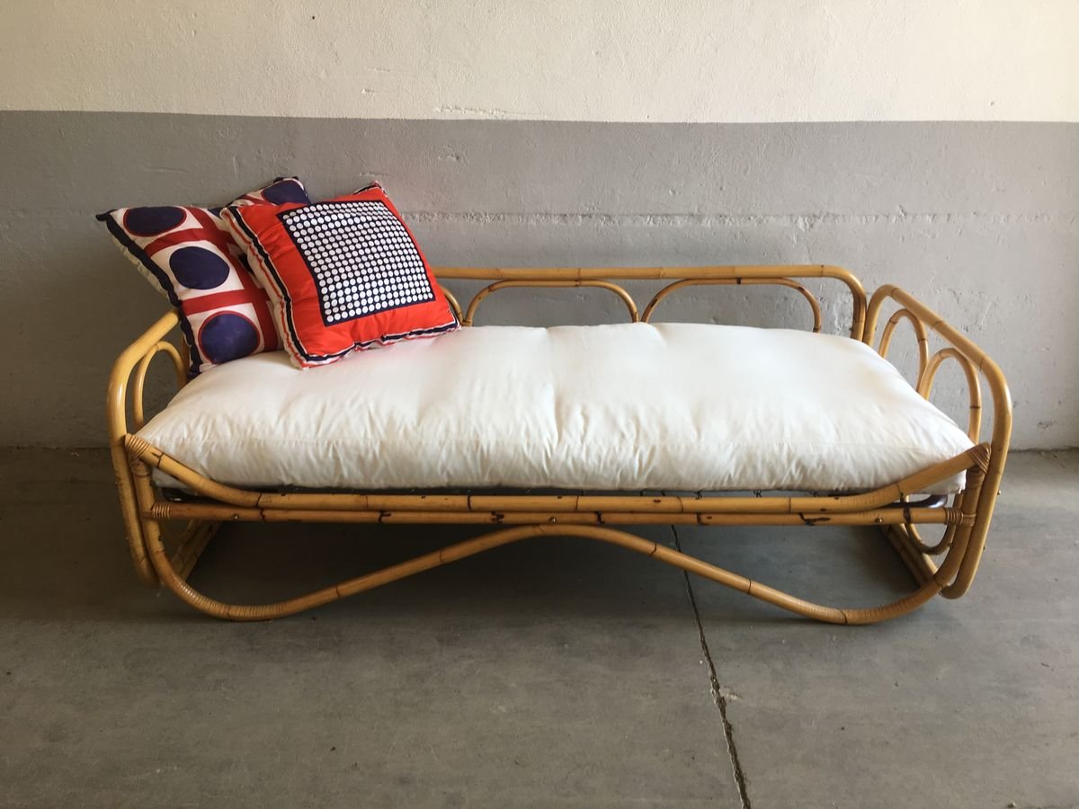 Mid Century Modern French Riviera Bamboo Sofa For Sale At Pamono Mid Century Modern French Riviera Bamboo Sofa For Sale At Pamono