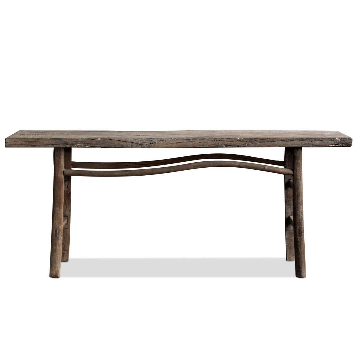Narrow Elm Plank Console Table For Sale At Pamono