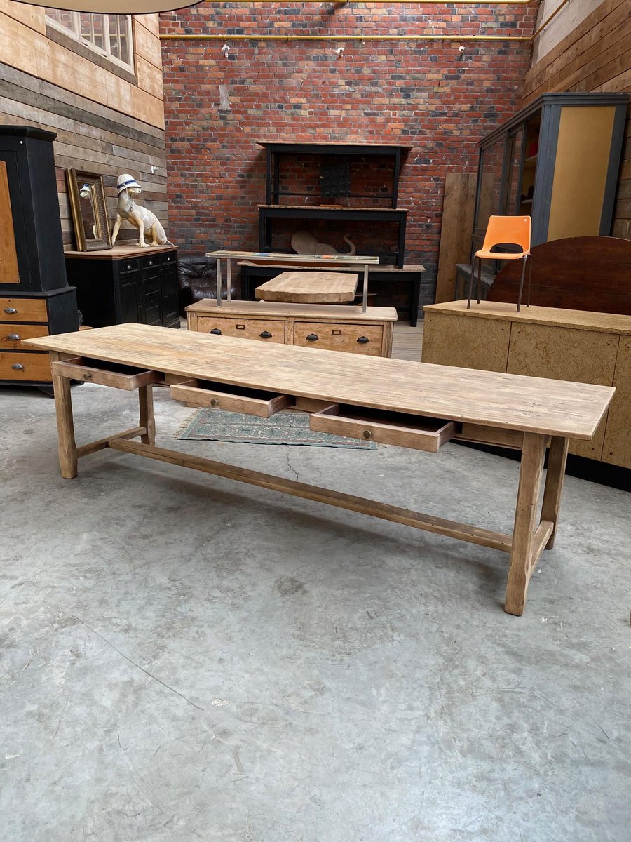 Large Farmhouse Table For Sale At Pamono