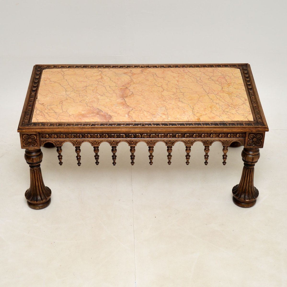 Antique Marble Coffee Table for sale at Pamono