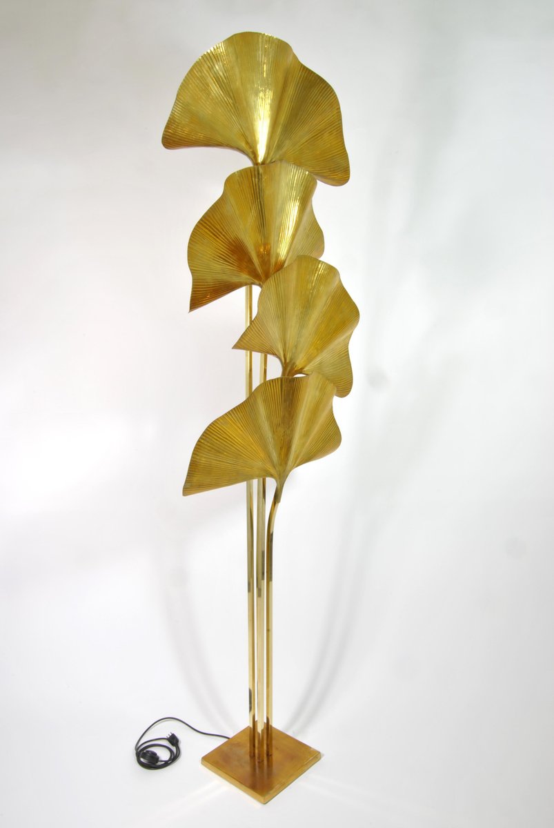 Ginkgo Four-Leaf Floor Lamp by Tommaso Barbi, Italy, 1970s for sale at ...