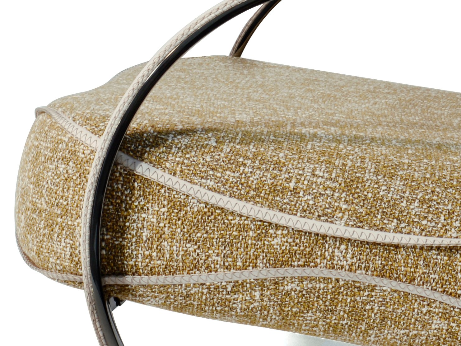 Beatrix Sessel aus Stoff und Leder von Claudio Cappellini für Hessentia