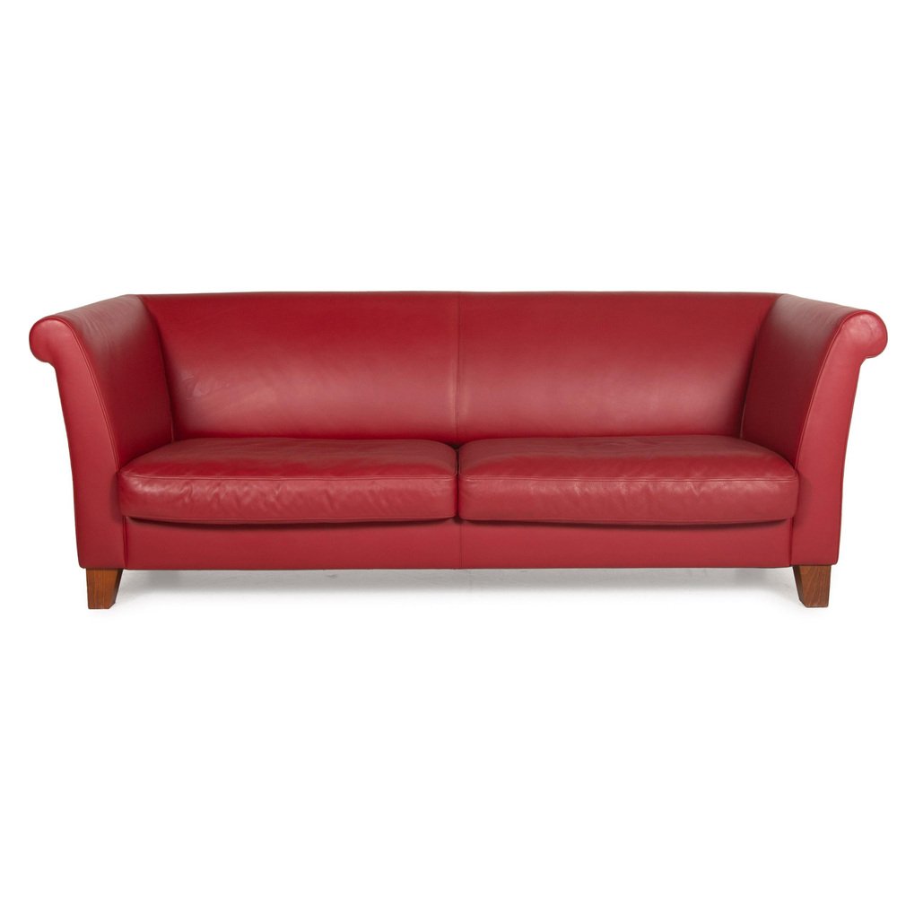 3 Seater Red Wine Ritz Leather Sofa, How To Get Red Wine Out Of Leather Couch