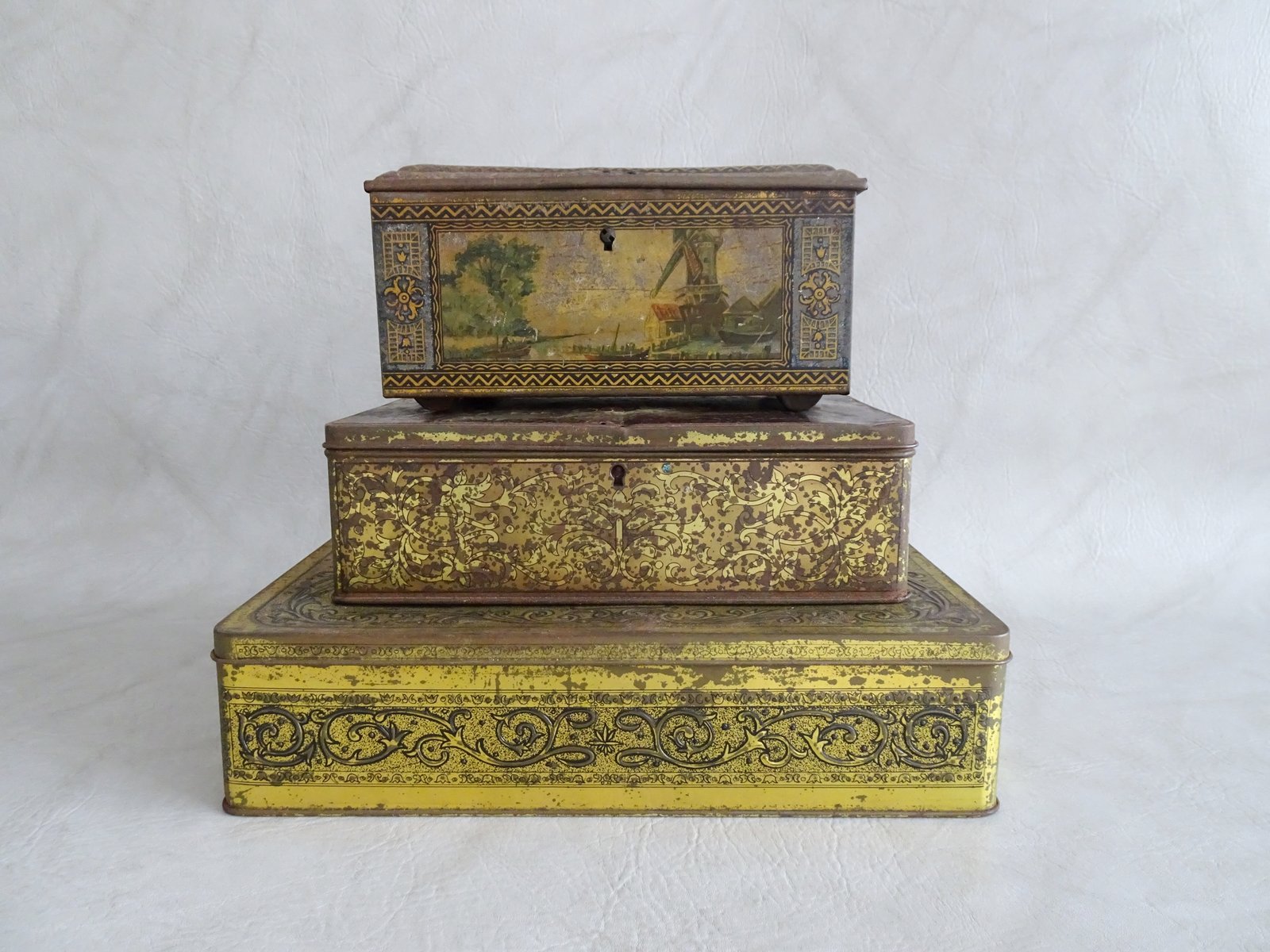 G-ROLLZ Blechdosen-Set, 3-teilig - Stylische Aufbewahrung Für Küche & Wohnzimmer